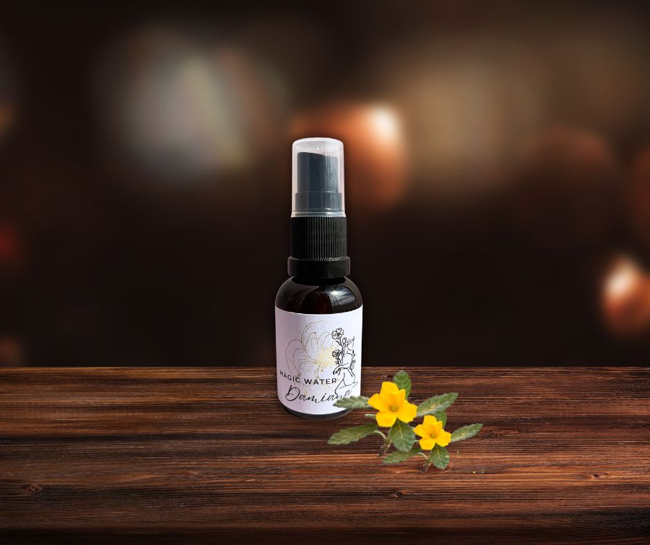 Damiana Spray / Turnera diffusa / Hidrolato / Afrodisíaco / 100% Natural