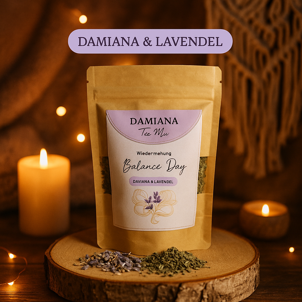 Balance Day - Damiana Tee mit Lavendel / Turnera diffusa  / BIO Lavendel / Aphrodisiakum / 100 % Natürlich